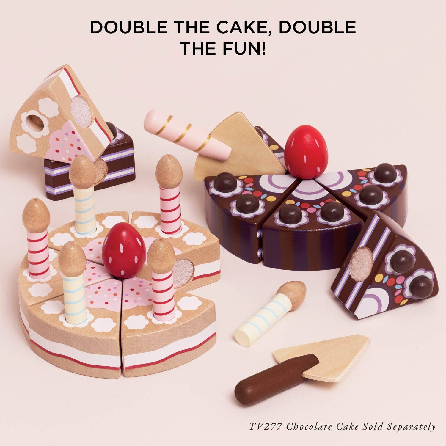 Le Toy Van - Sliceable Birthday Cake & Candles