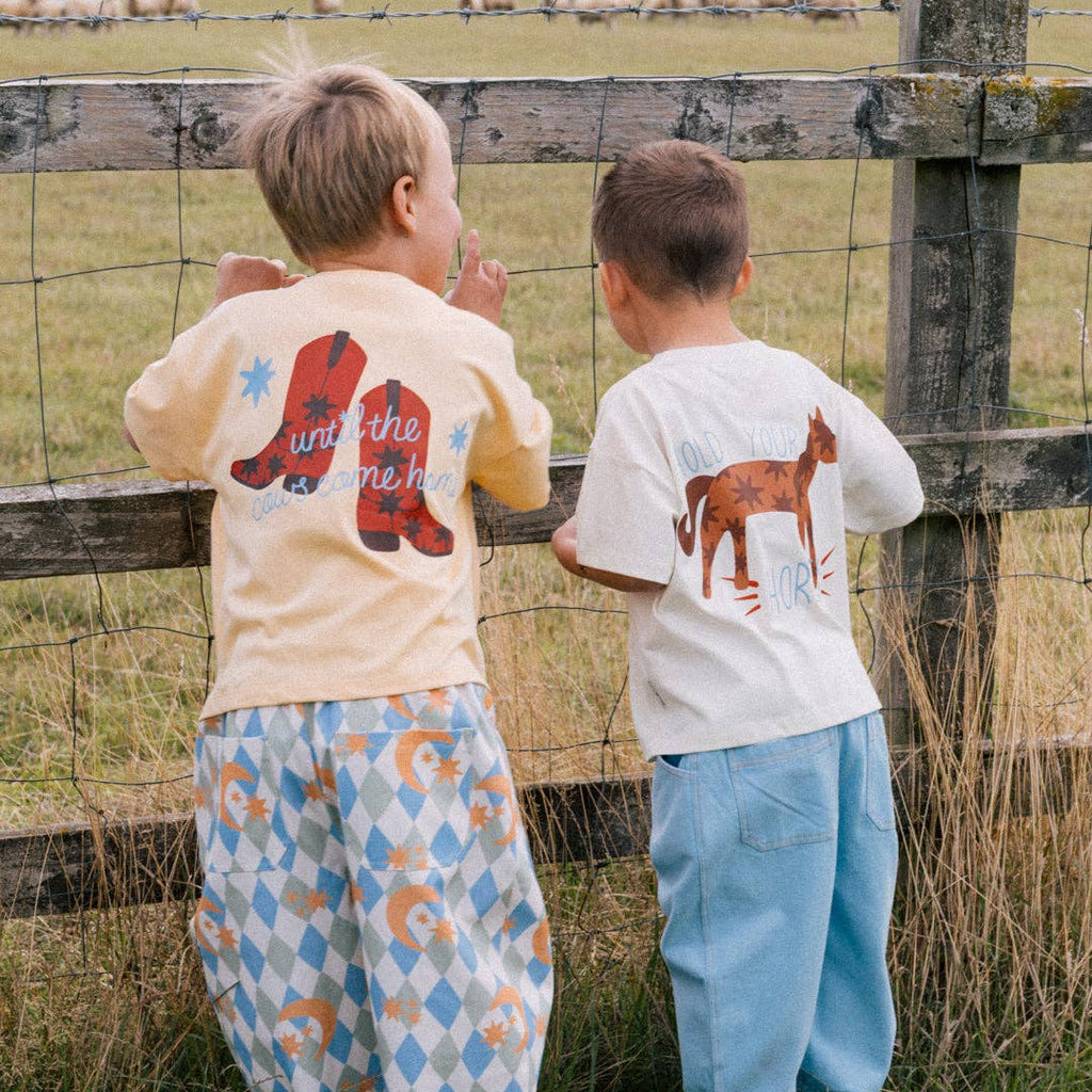 Wildgreen - 'Cows Come Home' Boxy Tee