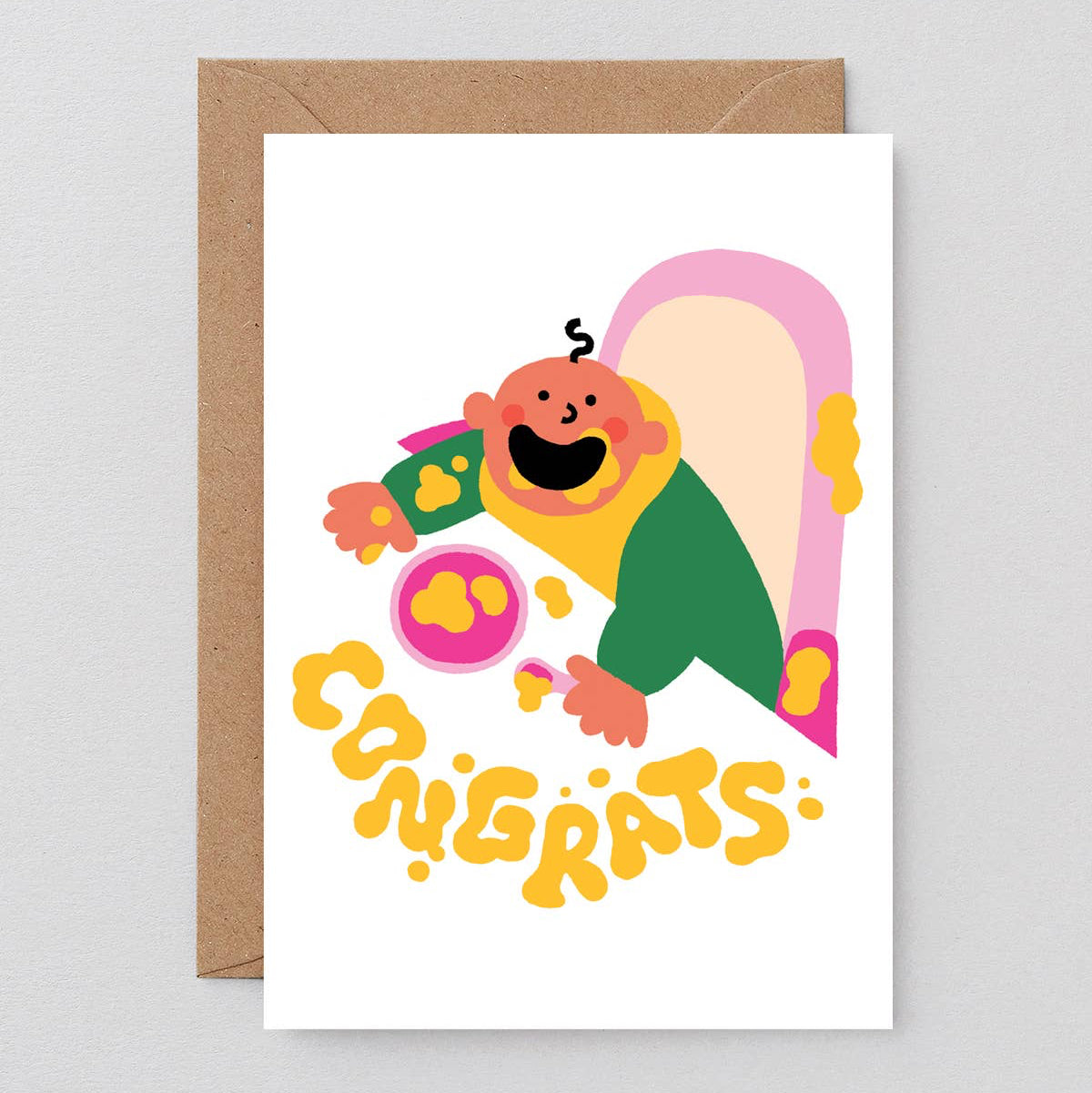 ‘Baby Food’ Greetings Card