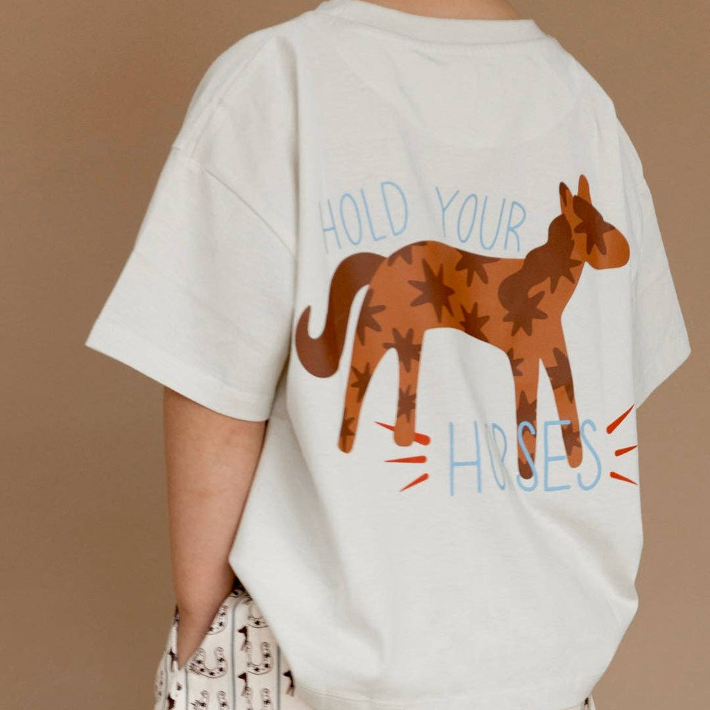 Wildgreen - 'Hold Your Horses' Boxy Tee