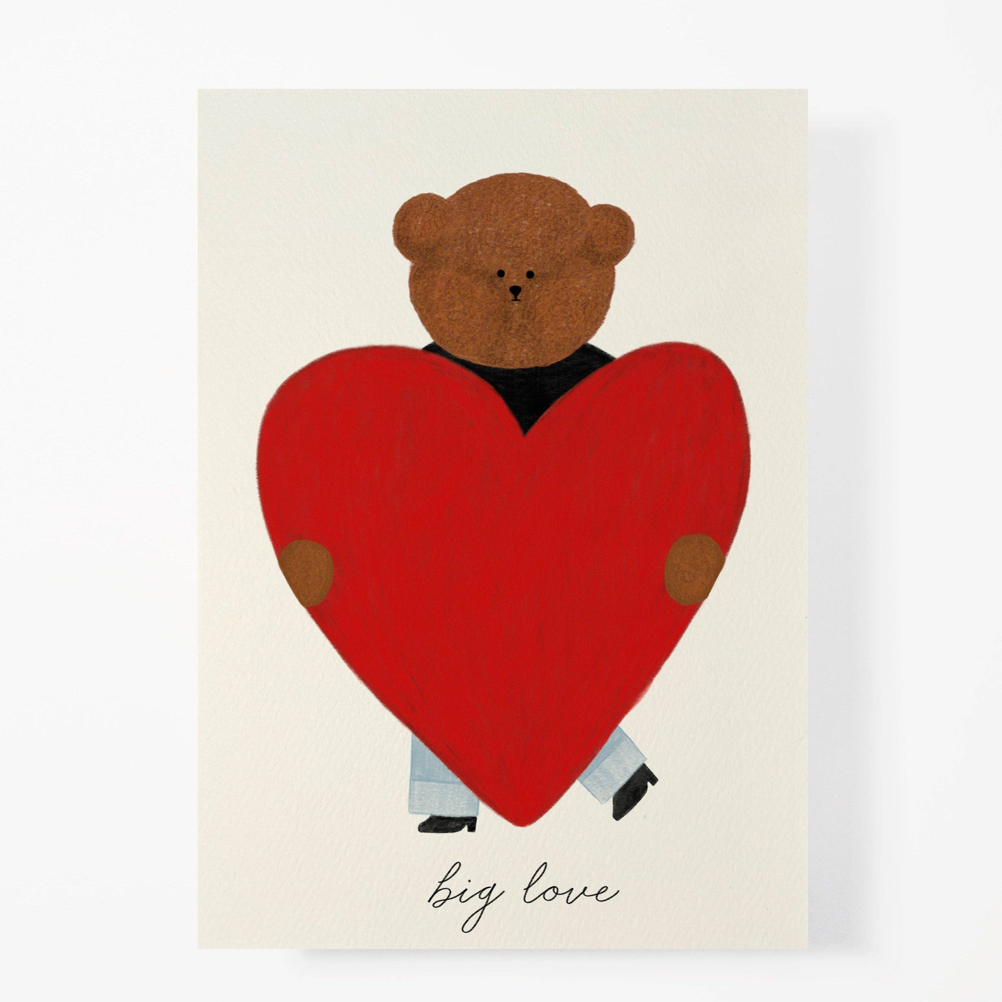 Big Love Bear Greeting Card