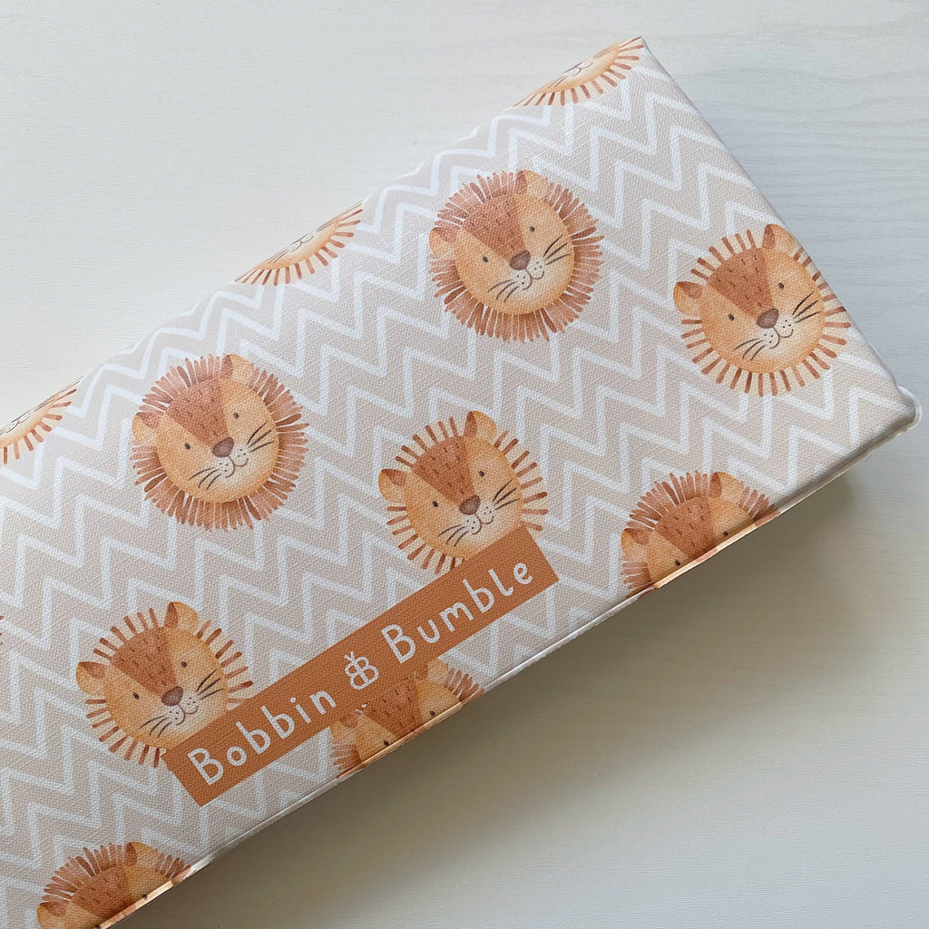 Travel Baby Changing Mat -Leo Lion Print