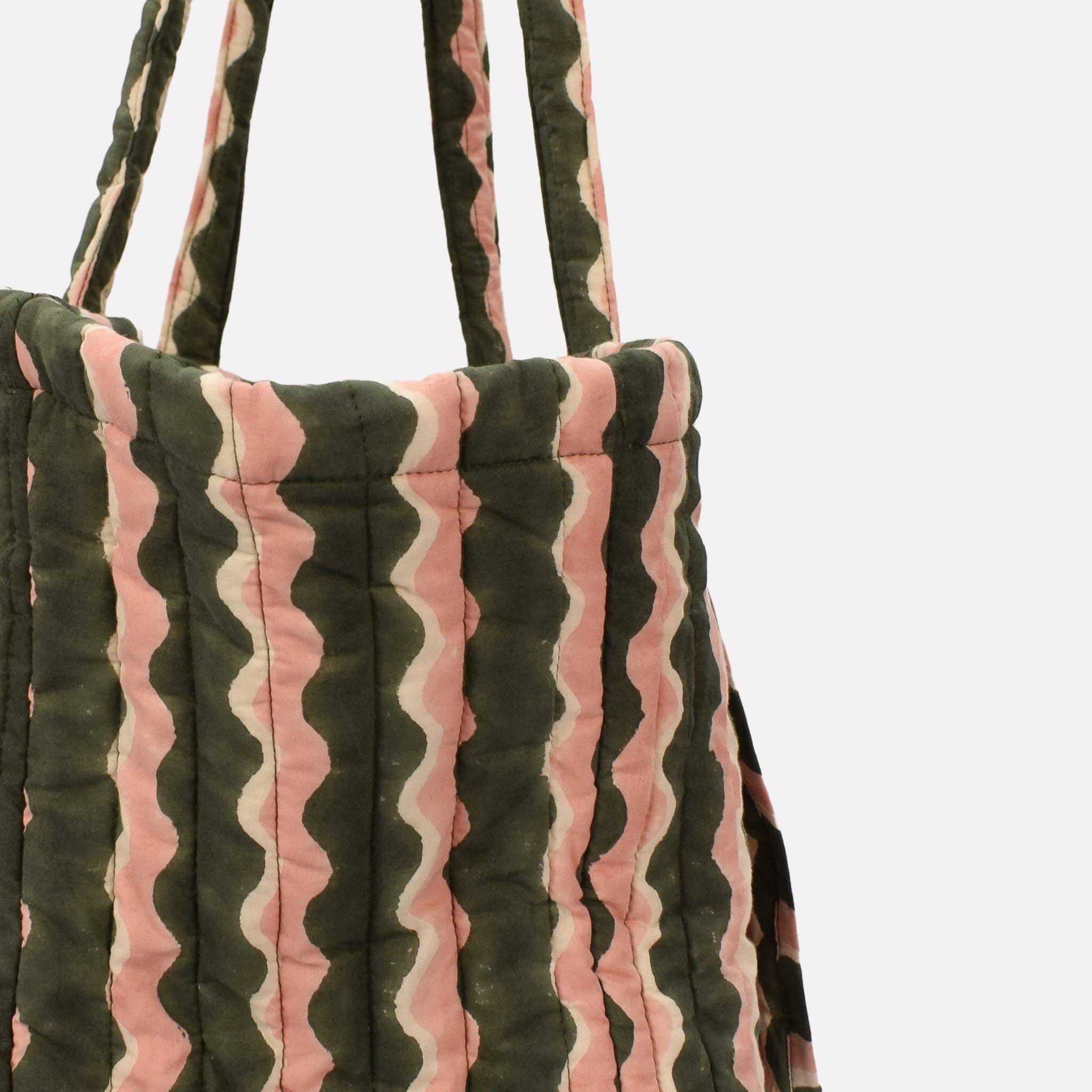 YONDER - Quilted Carry All - Whirly Fern