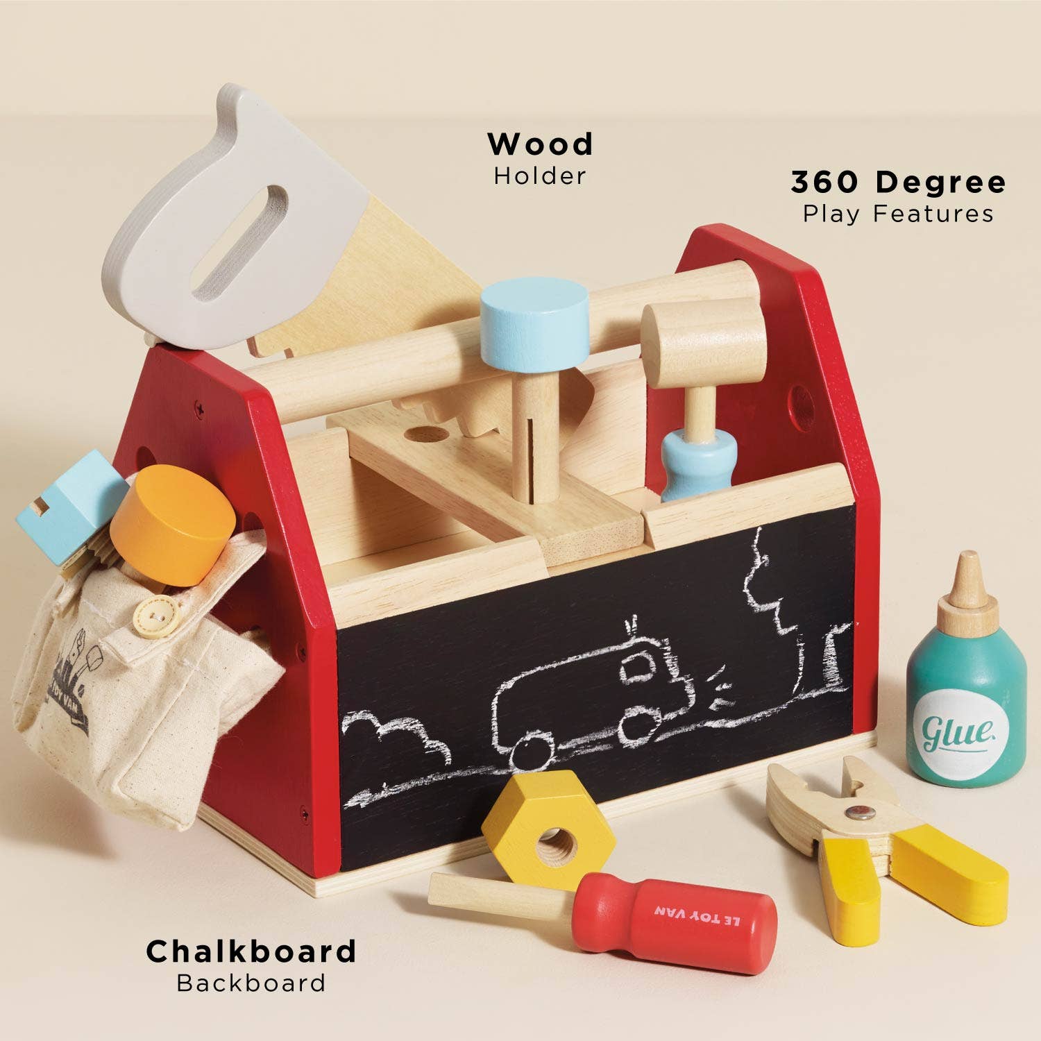 Le Toy Van - Tool Box & Wooden Tools