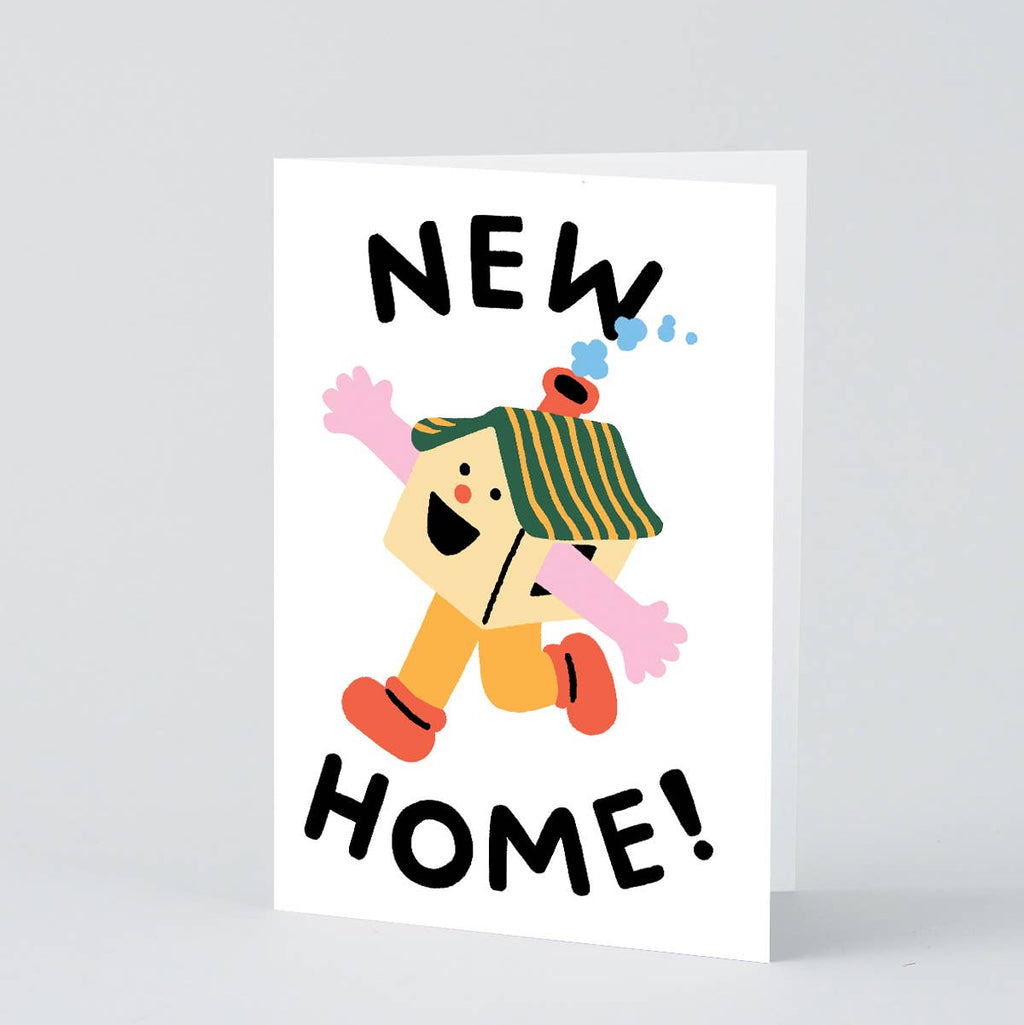 'Happy House New Home' Greetings Card