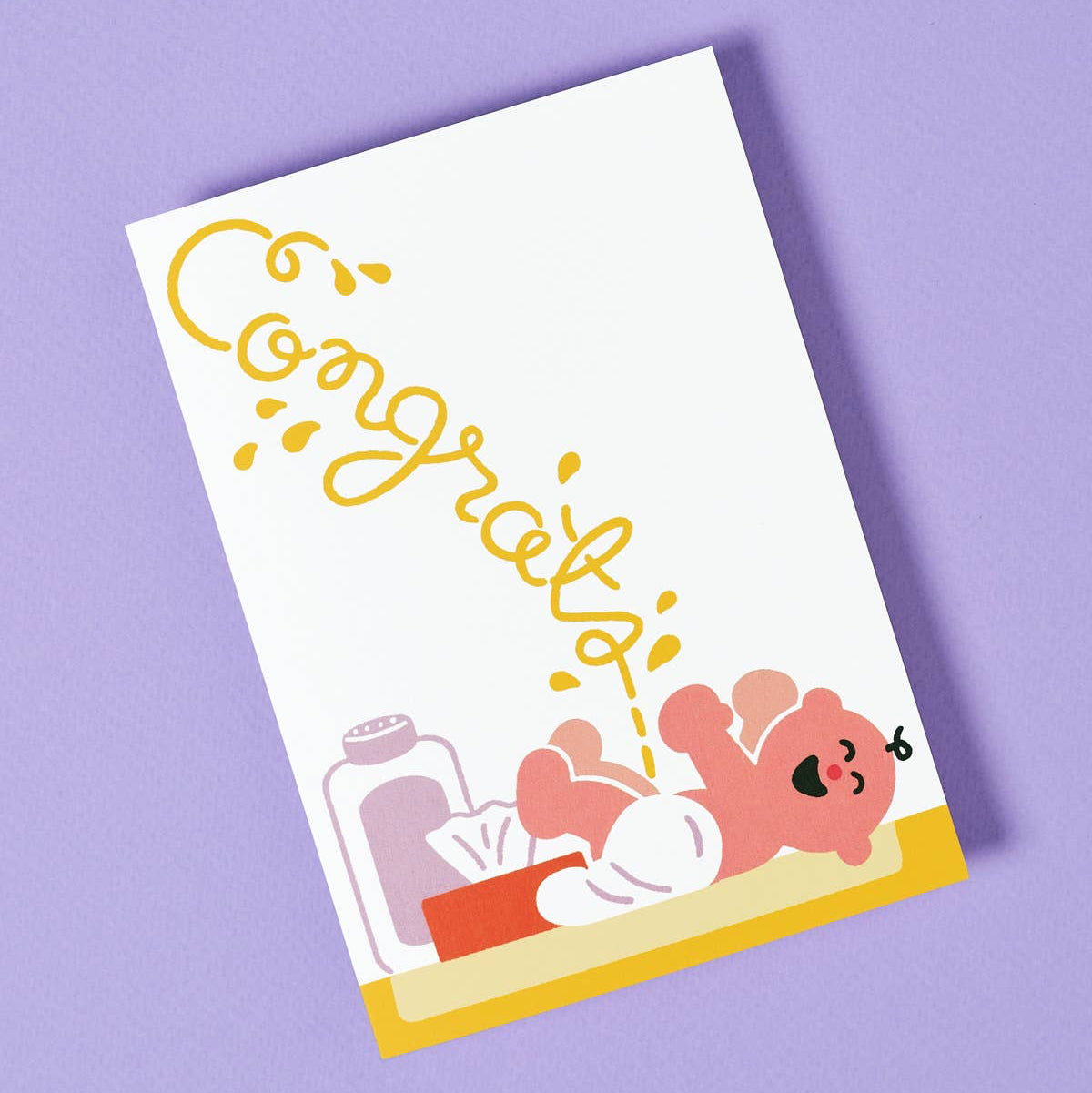 'Congratulations New Baby' Card