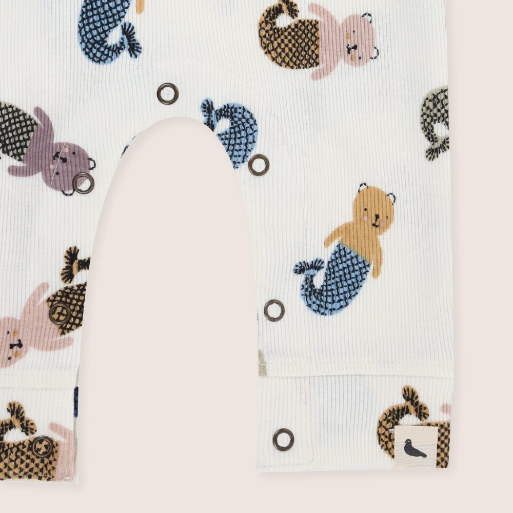 Turtle Dove London - Merbear Sleepsuit Romper
