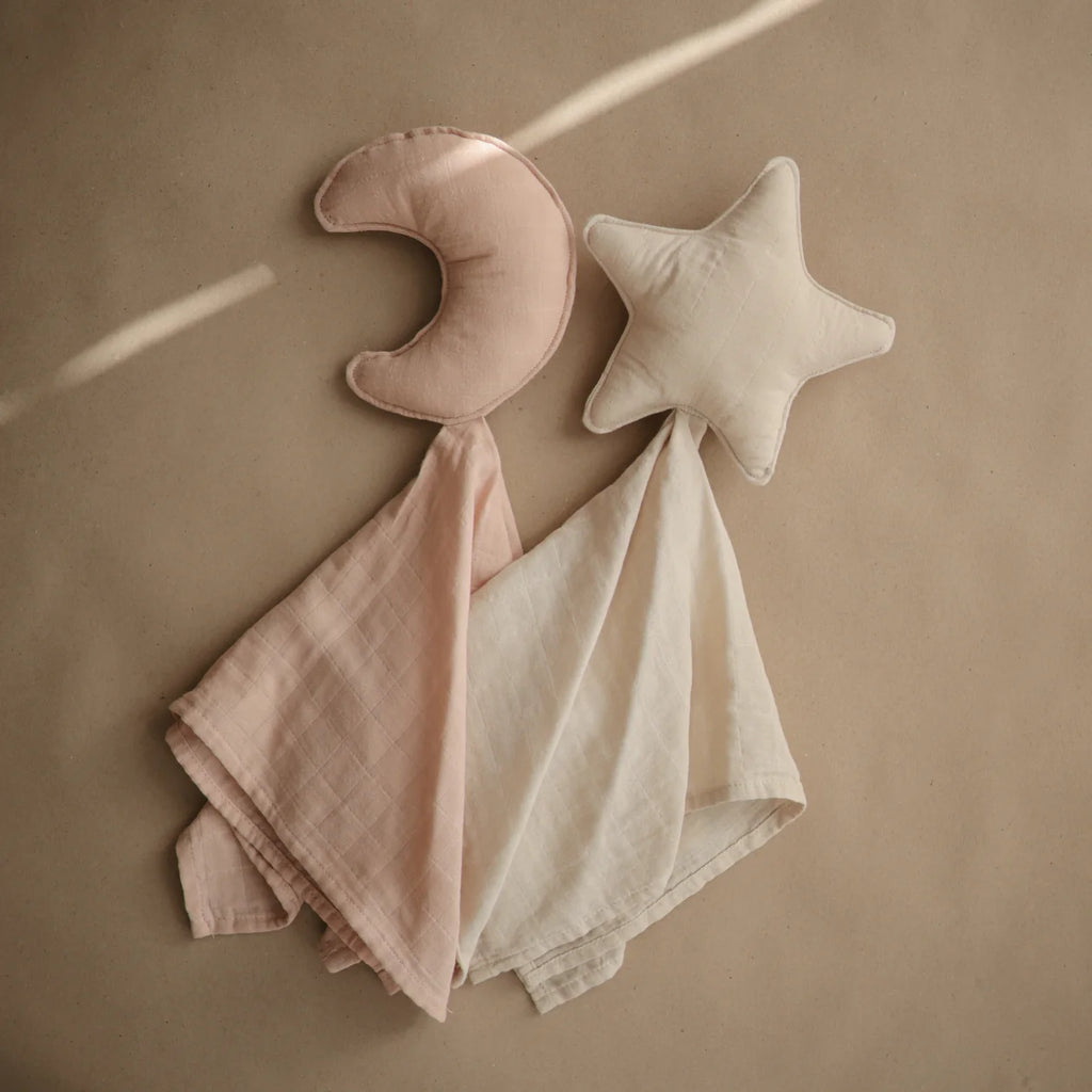 Mushie Lovey Cuddle Blanket - Moon Blush