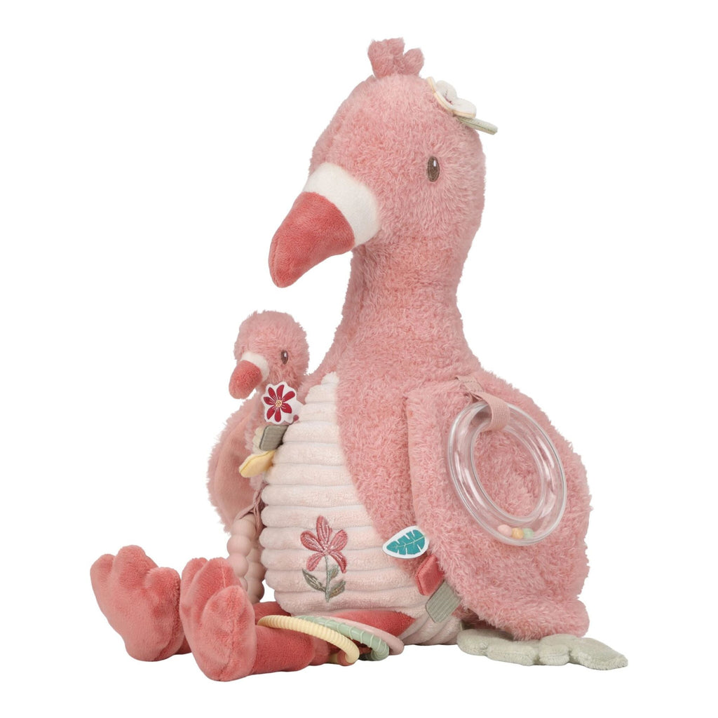 Little Dutch -  Activity Cuddle Toy Little Flamingo