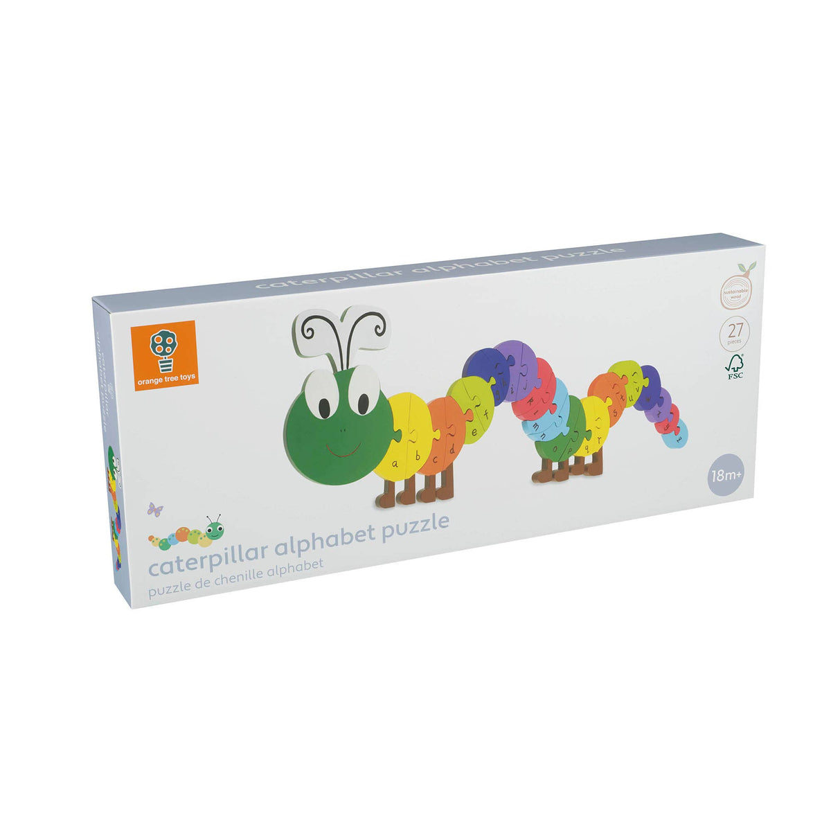 Caterpillar Alphabet Wooden Puzzle