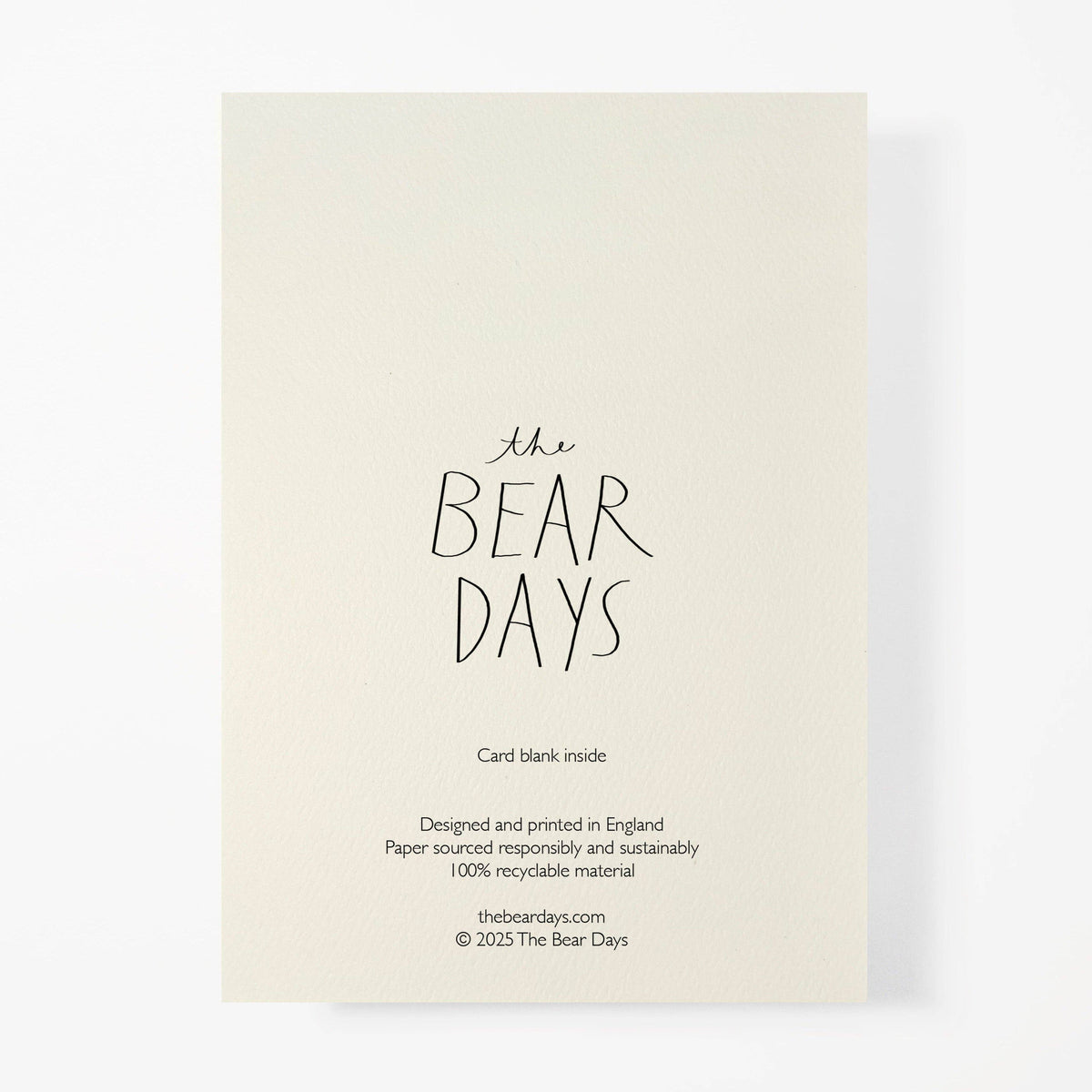 The Bear Days - 8th Birthday Bear