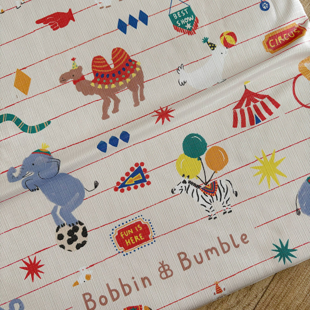 Travel Changing Mat – Vintage Circus Print