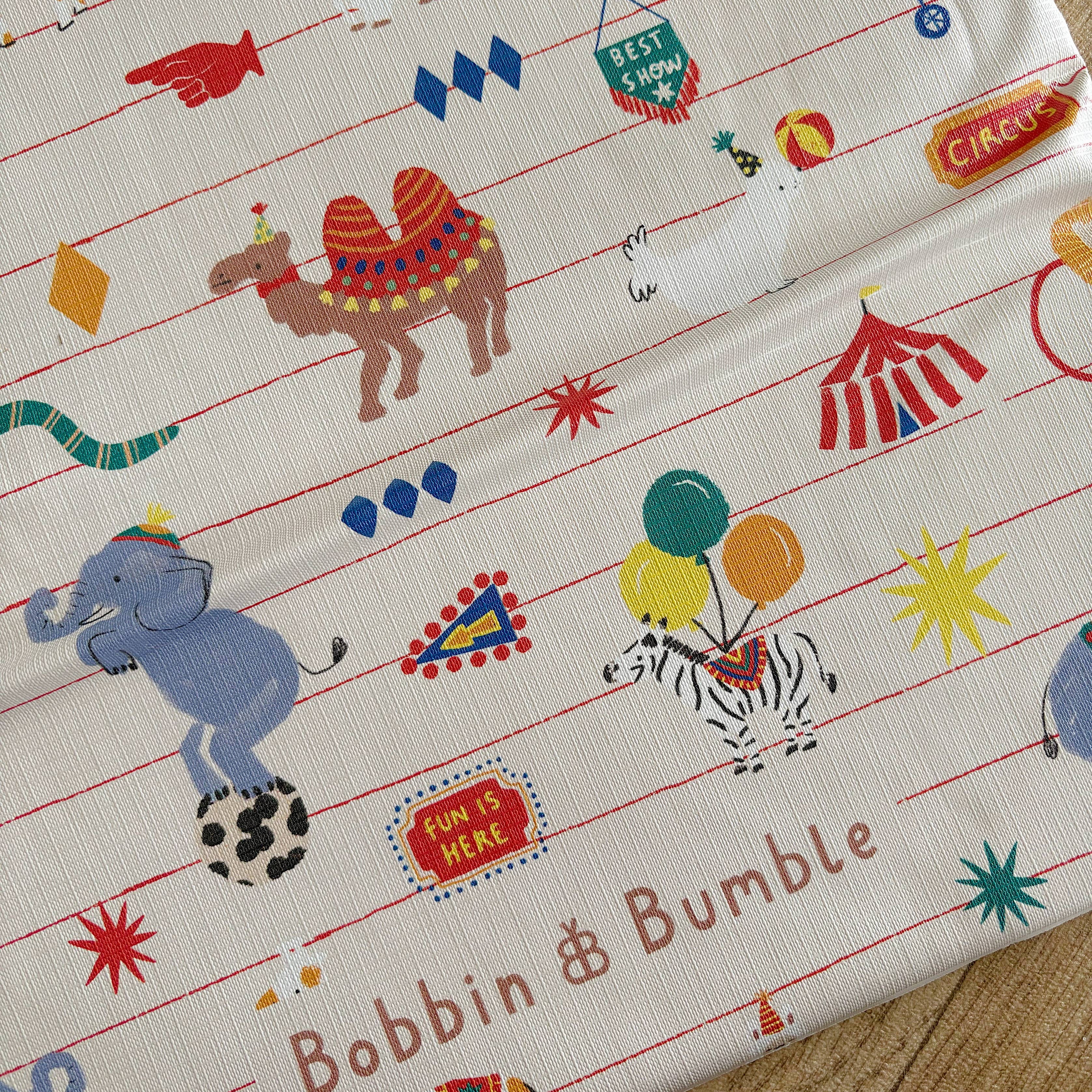 Travel Changing Mat – Vintage Circus Print