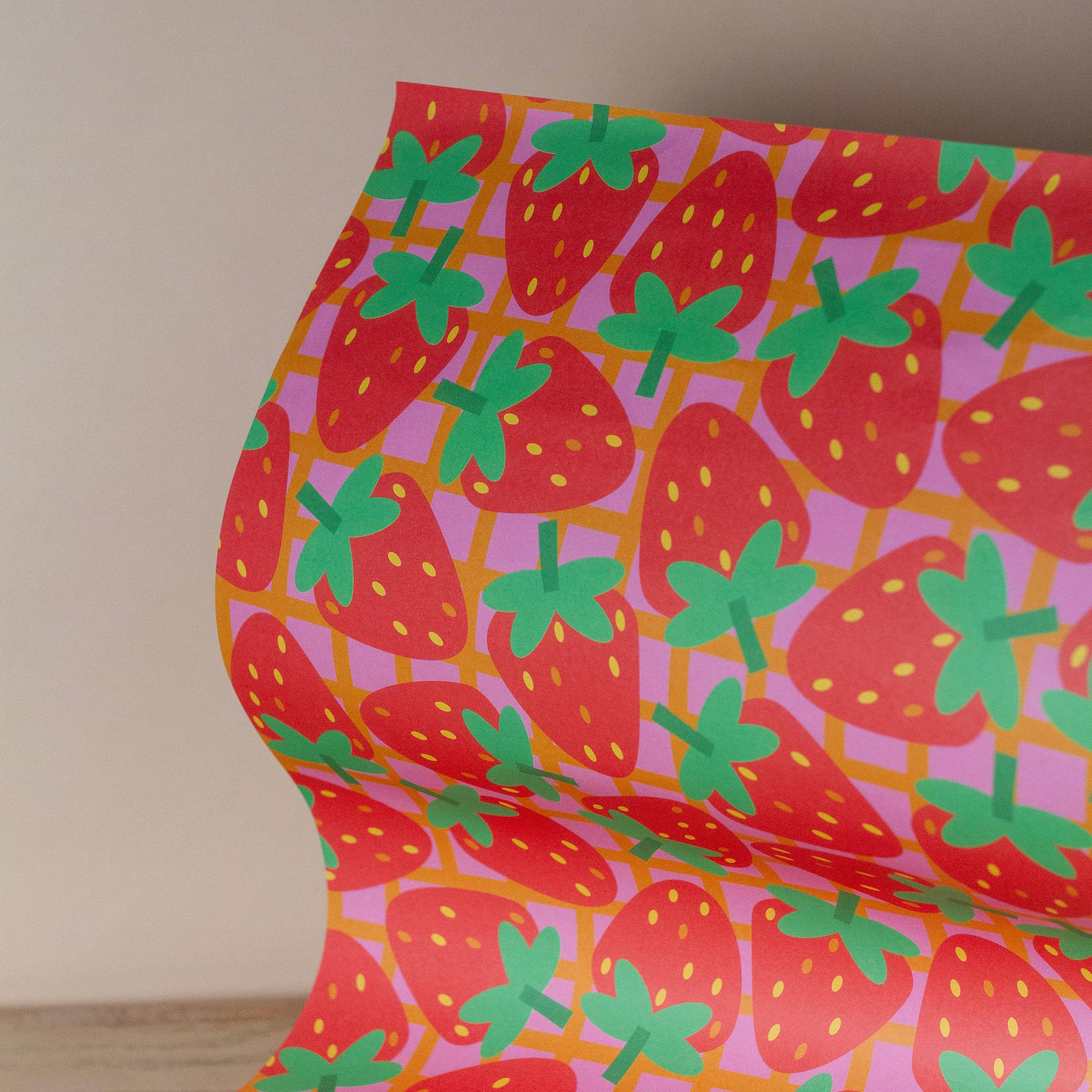 'Strawberry Gift Wrap'