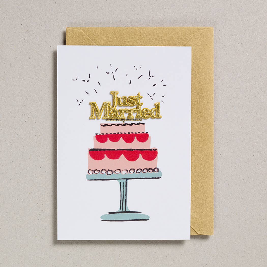 'Cake Cards - Just Married'