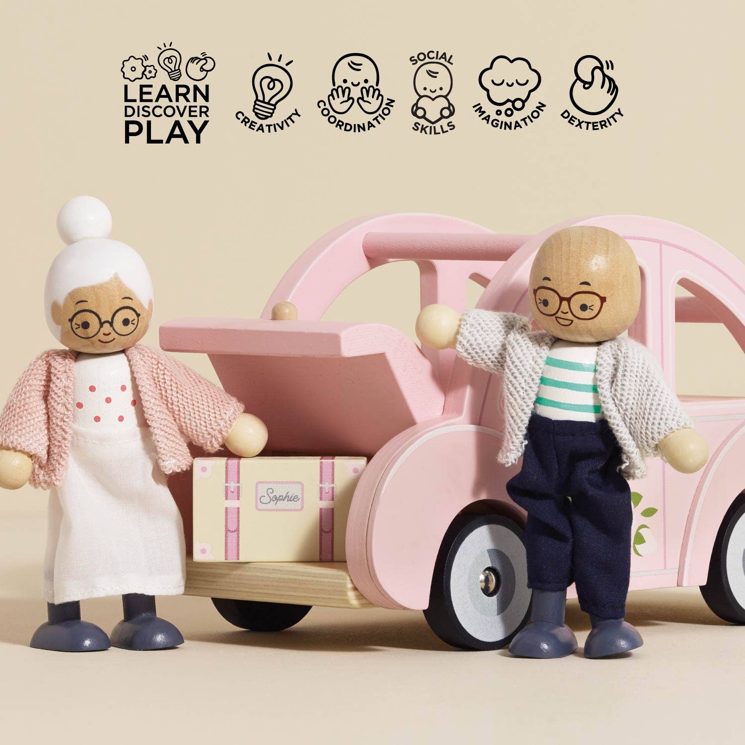 Le Toy Van - Sophie's Dolls House Toy Car