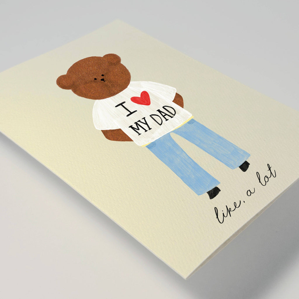 'I Love My Dad' Greeting Card