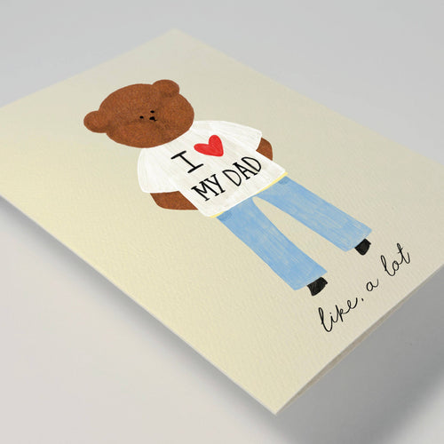 'I Love My Dad' Greeting Card