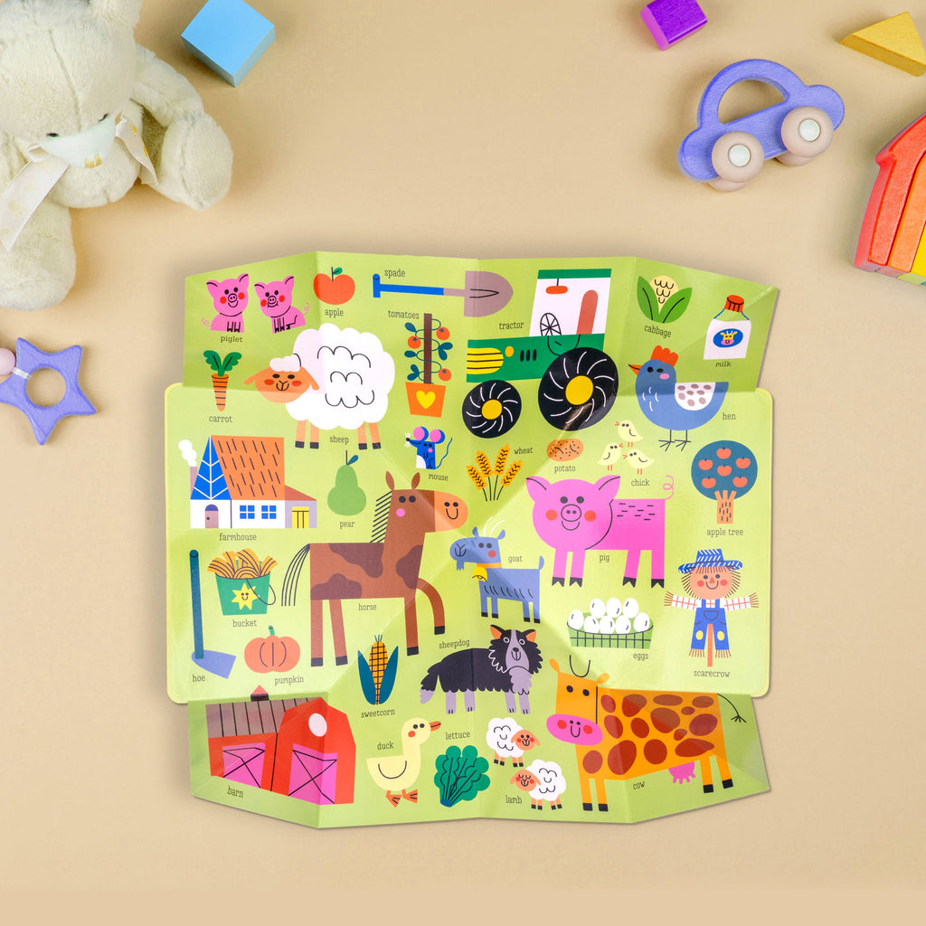 Pop Out Mega Pictures First Words Book