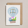 'Confetti Pets Card Hot Air Balloon
