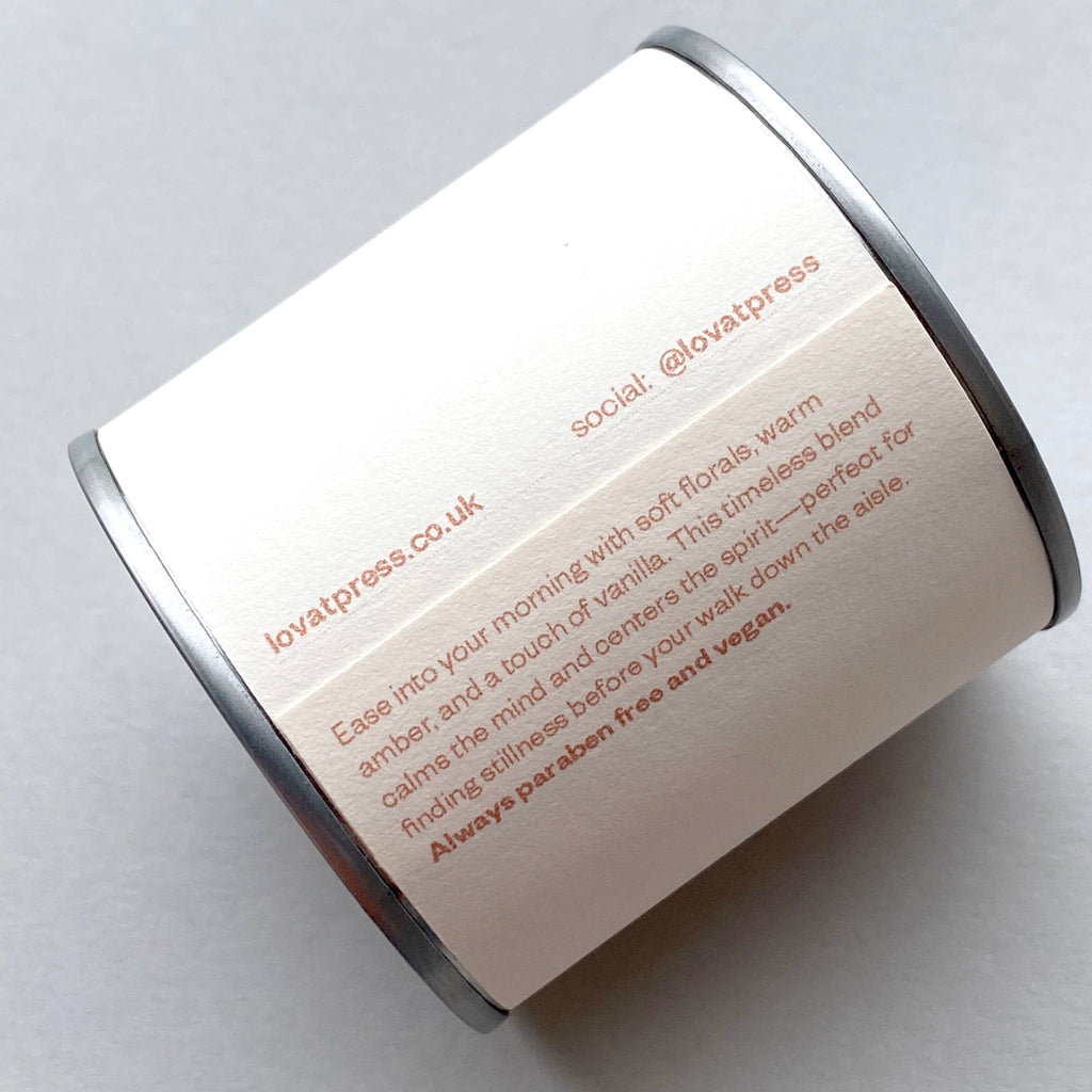 Always and Forever Wedding Day Candle Tin