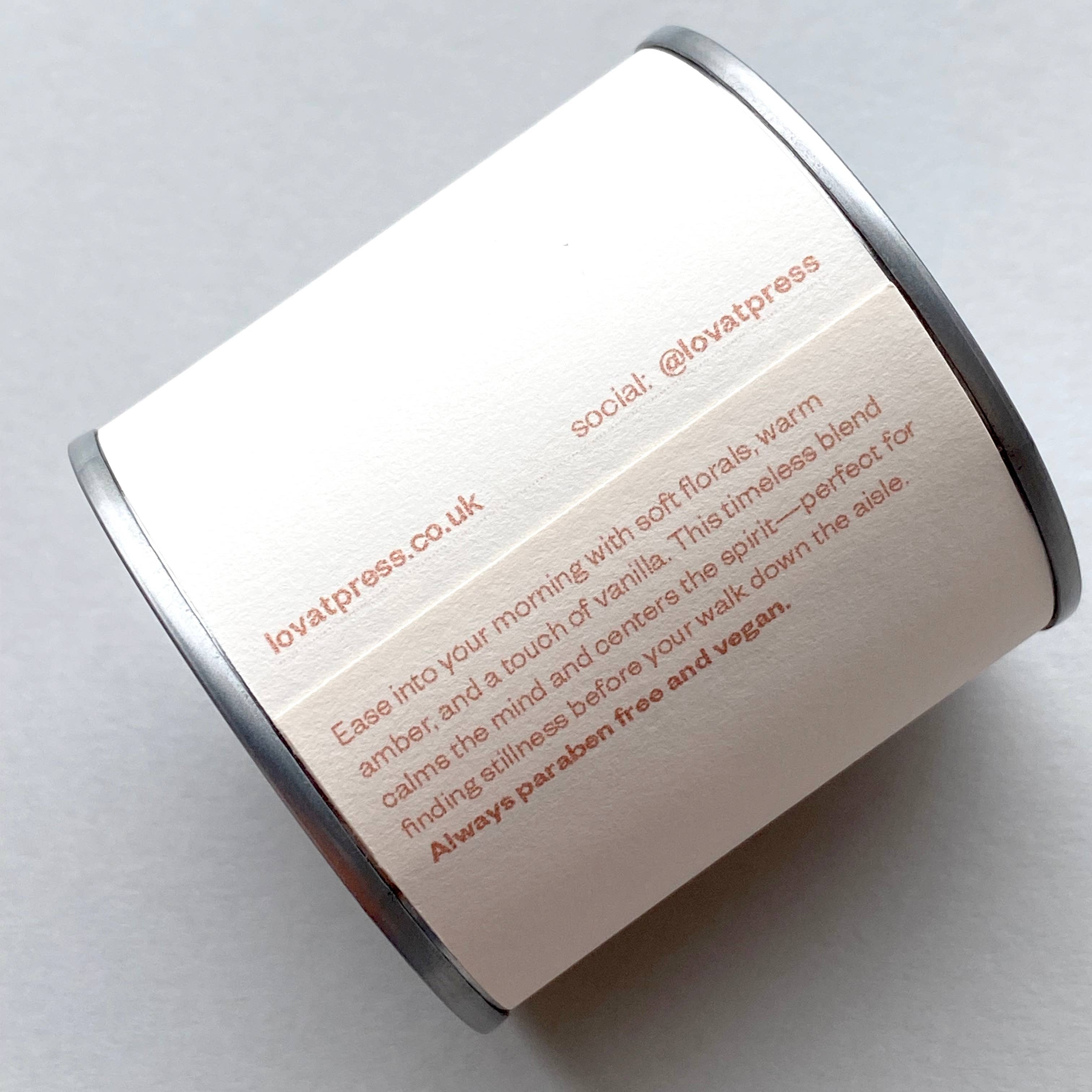 Always and Forever Wedding Day Candle Tin