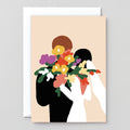 "Wedding Day Flowers' Card