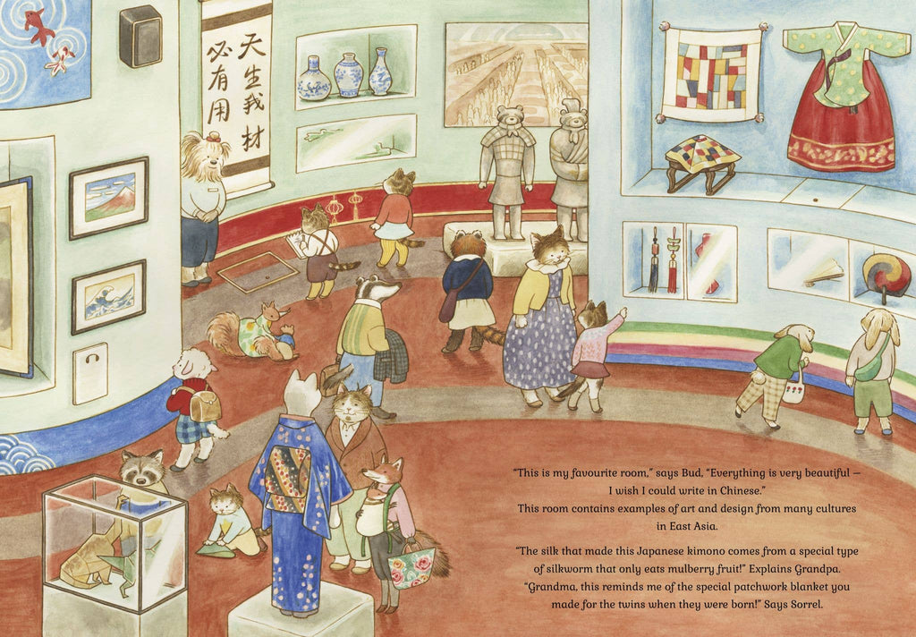 Cat Family at the Museum