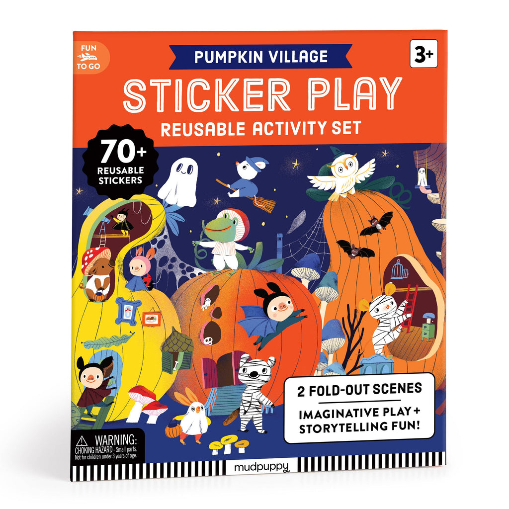 Pumpkin Village Sticker Play Reusable Activity Set