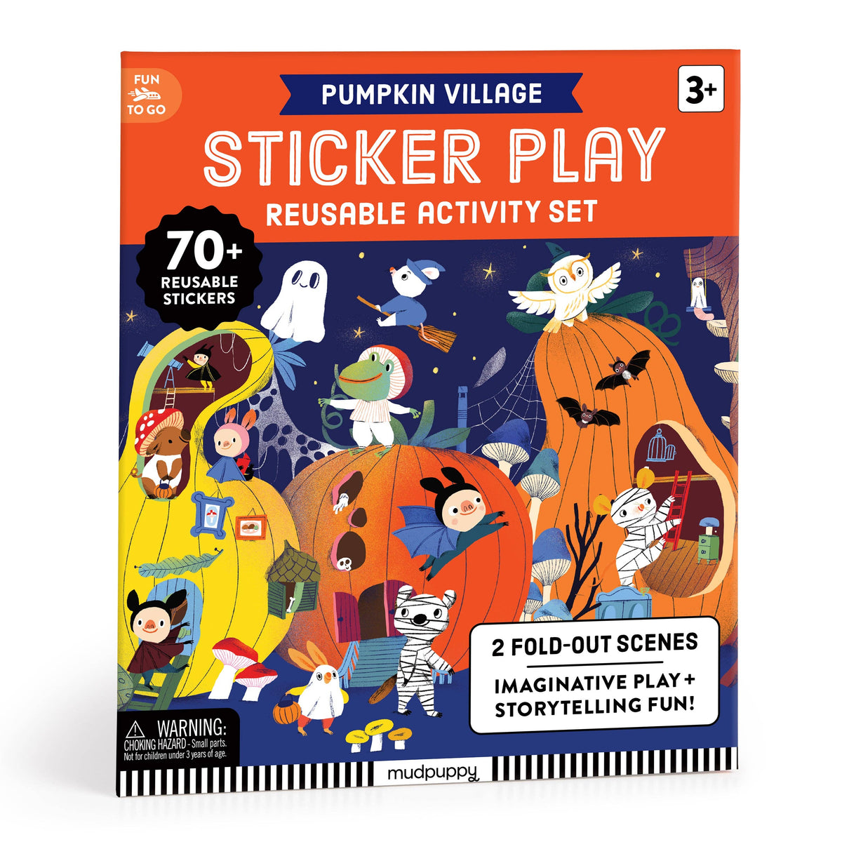 Pumpkin Village Sticker Play Reusable Activity Set