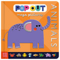 Pop Out Mega Pictures Animals First Words Book