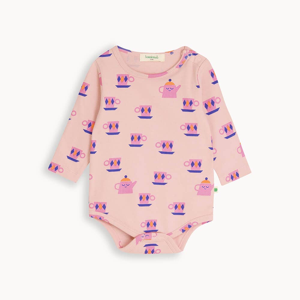 The Bonnie Mob - Brook - Tea Time Long Sleeve Bodysuit
