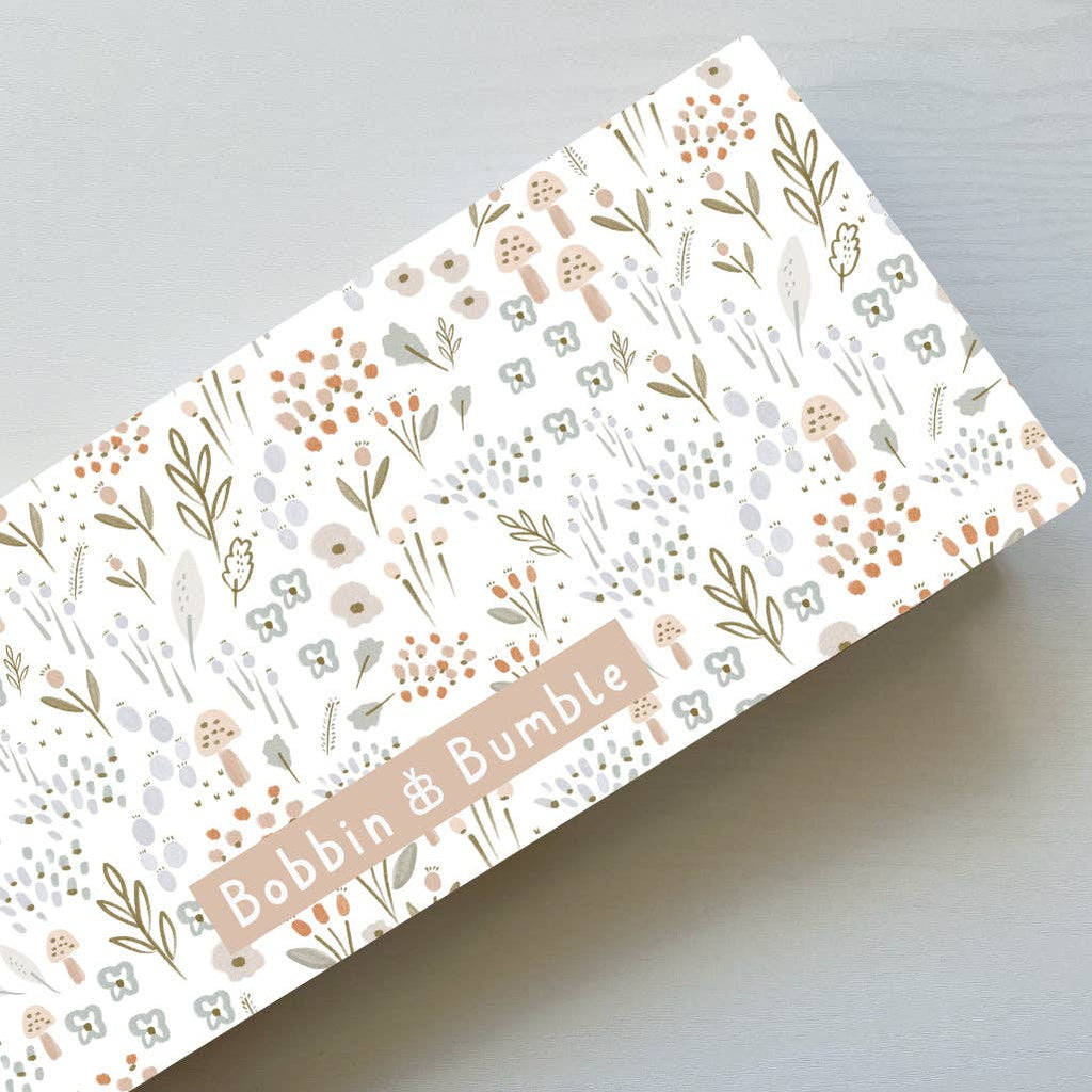 Travel Baby Changing Mat -  Woodland Floral Print