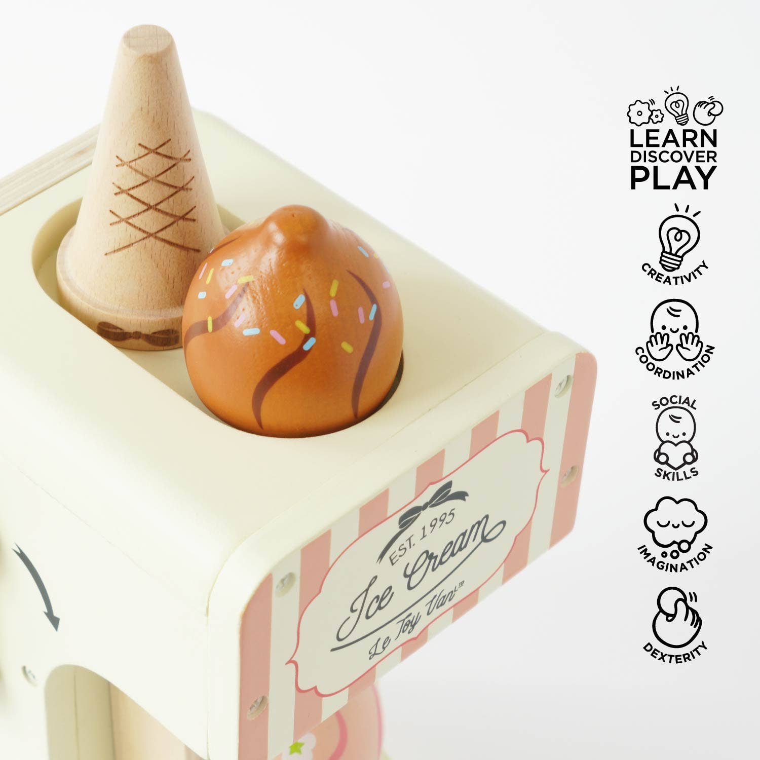 Le Toy Van - Ice Cream Machine & Play Food Cones
