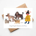 'Dog Walker' Card