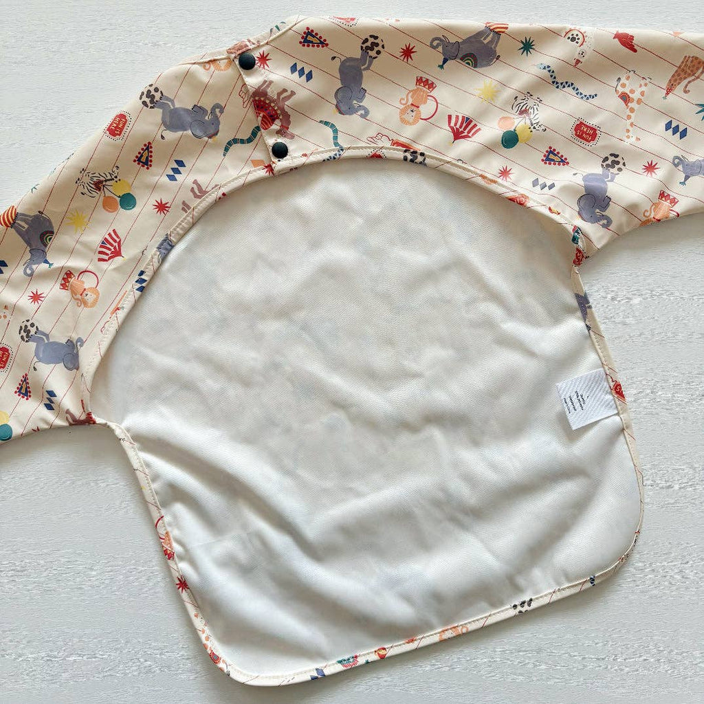Long-Sleeved Baby/Toddler Bib - Circus
