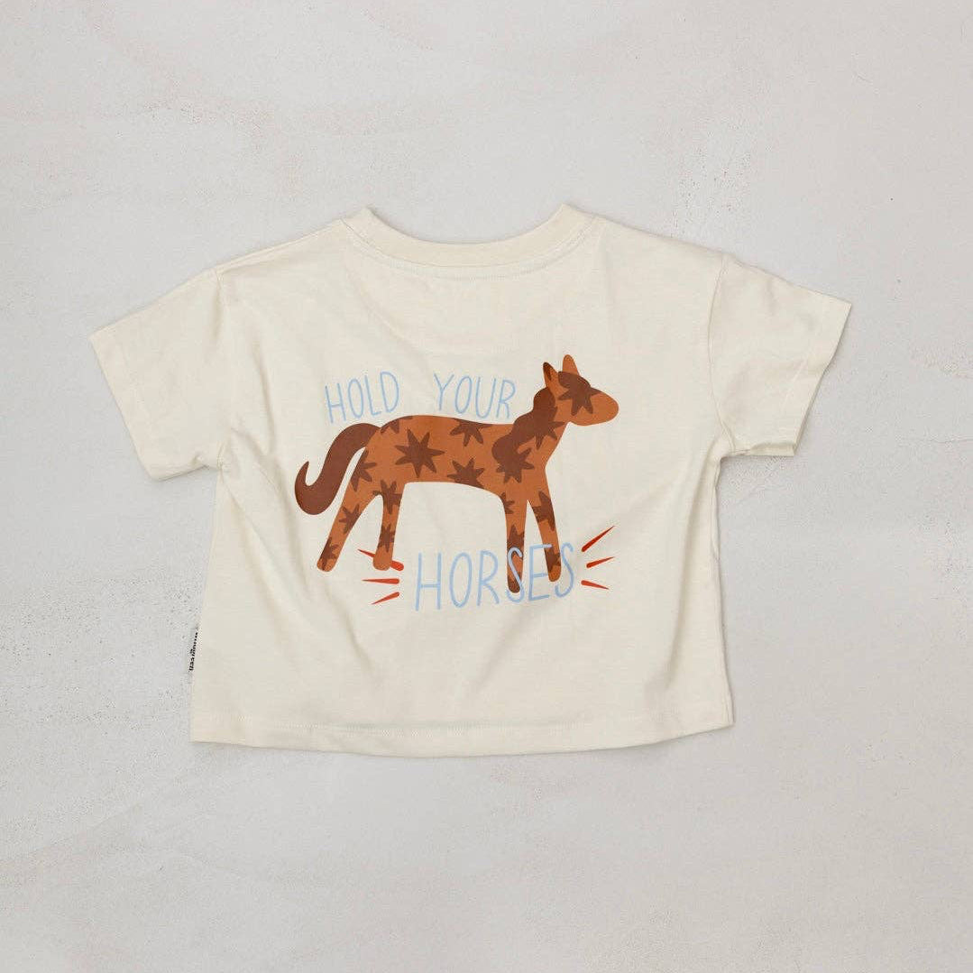 Wildgreen - 'Hold Your Horses' Boxy Tee