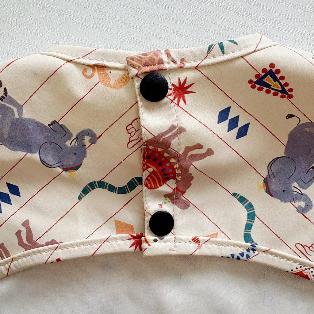 Long-Sleeved Baby/Toddler Bib - Circus