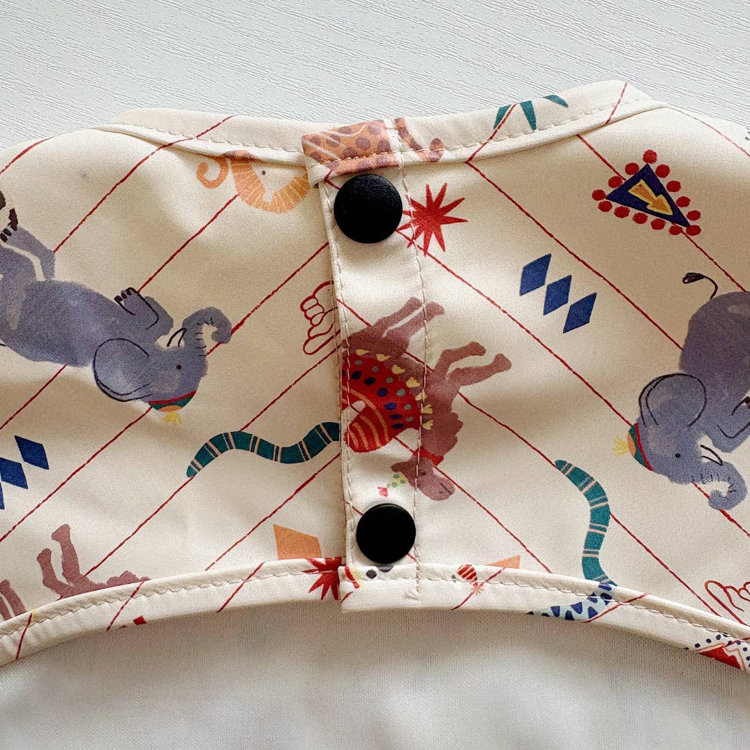Long-Sleeved Baby/Toddler Bib - Circus