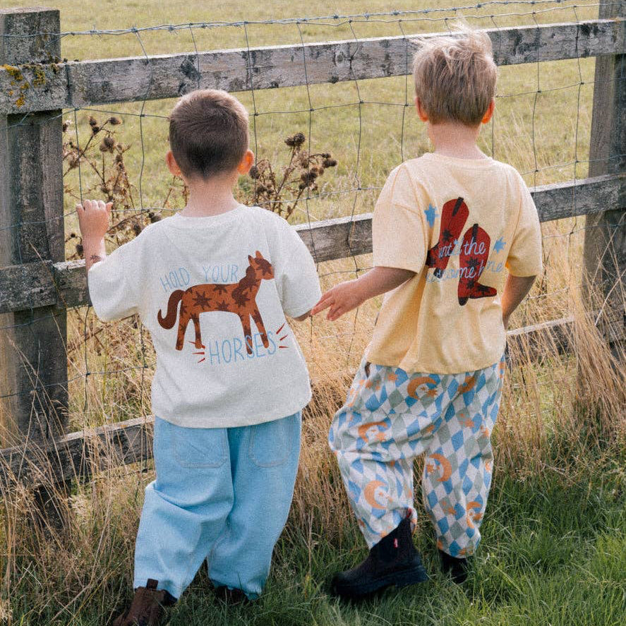 Wildgreen - 'Hold Your Horses' Boxy Tee