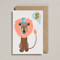 'Lion' Birthday Card - Age 3