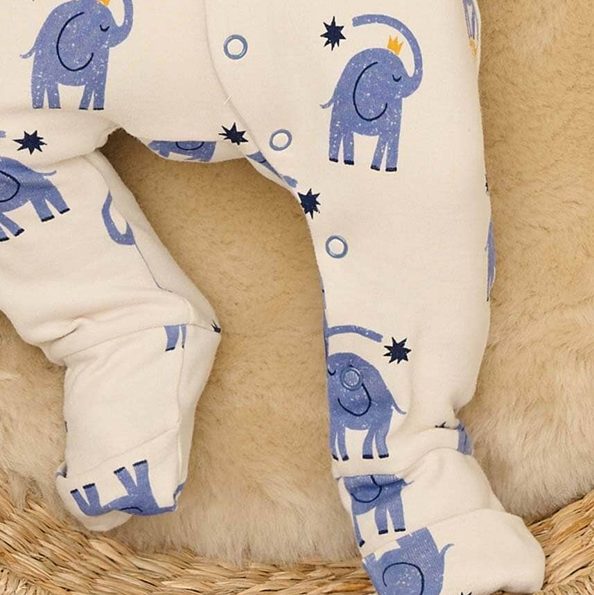 The Bonnie Mob - Elephant Print Onesie