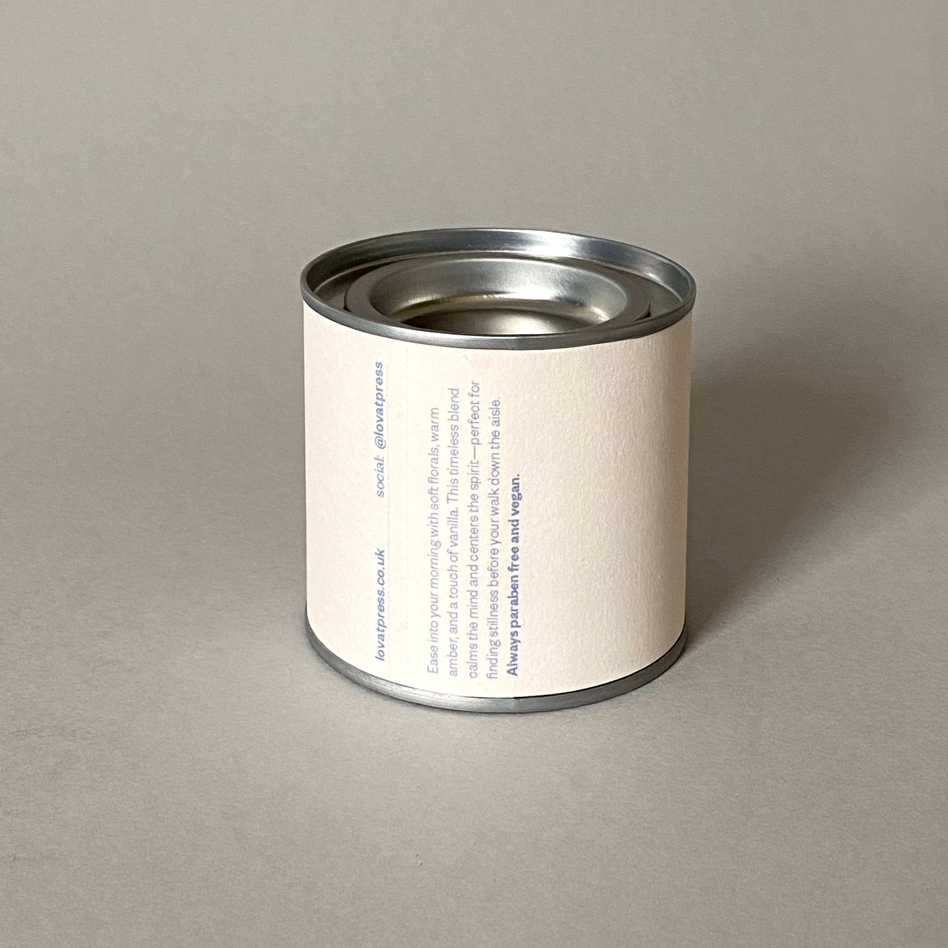 Something Blue Wedding Day Candle