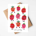 'Party Raspberries' Card