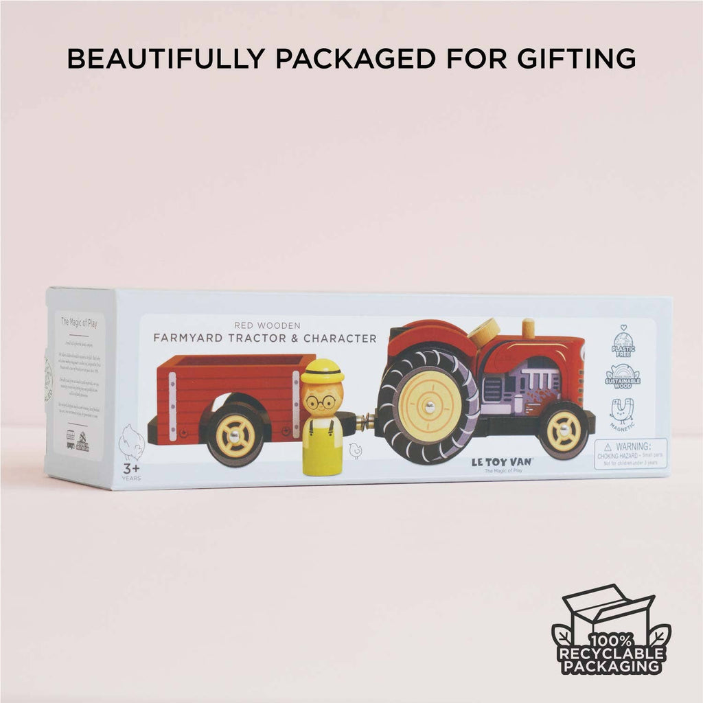 Le Toy Van - Farmyard Tractor & Trailer