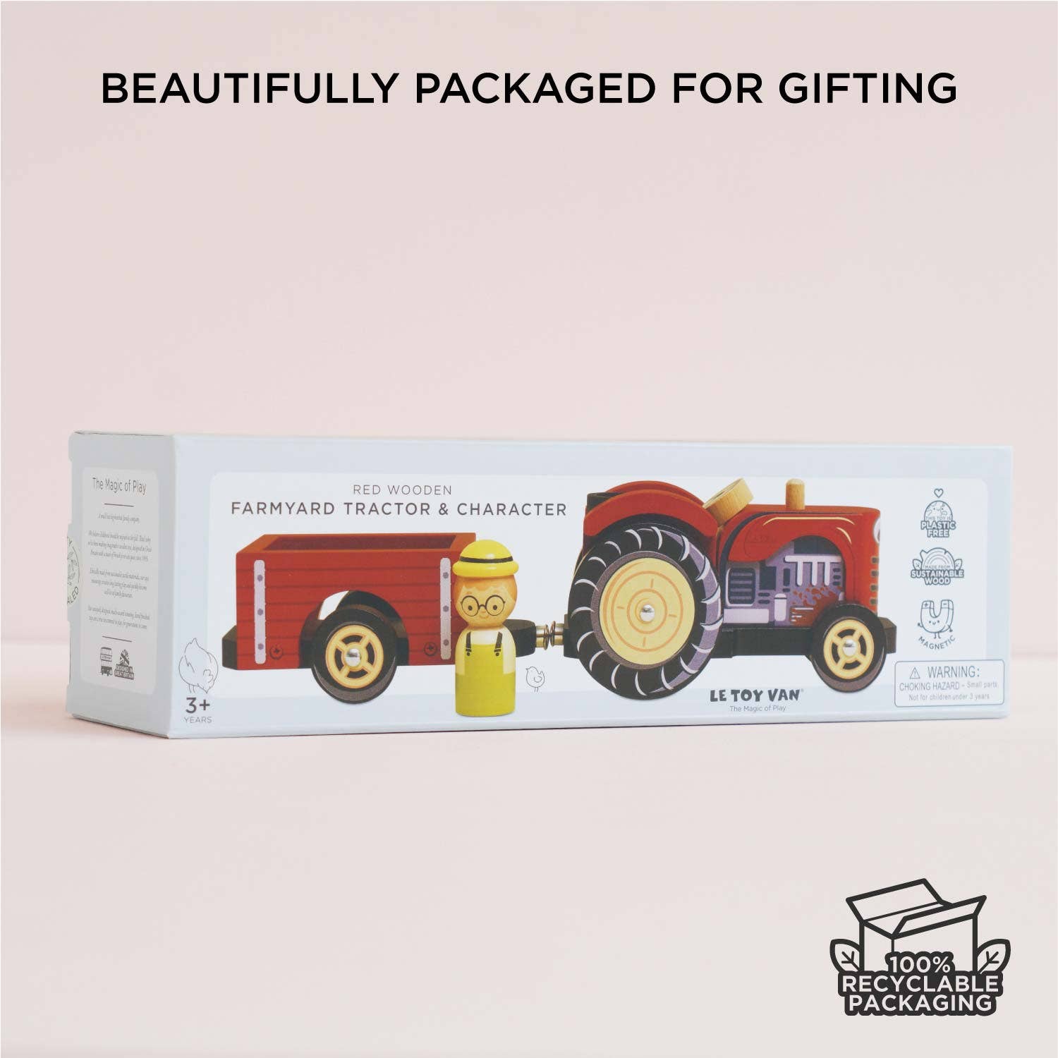 Le Toy Van - Farmyard Tractor & Trailer