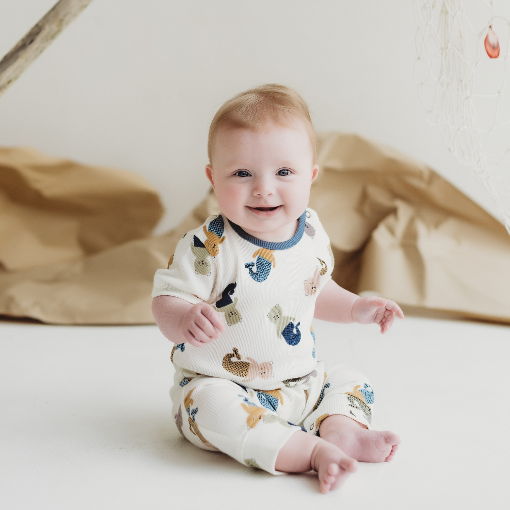 Turtle Dove London - Merbear Sleepsuit Romper