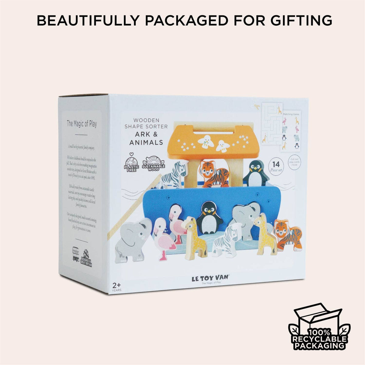 Le Toy Van - Noahs Ark & Animals Shape Sorter
