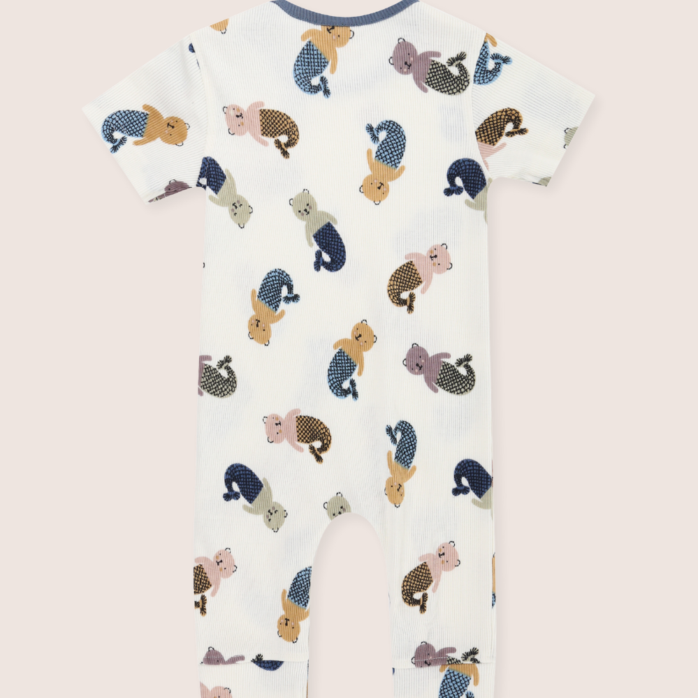 Turtle Dove London - Merbear Sleepsuit Romper