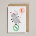 'Confetti Pets Card -  Elly Age 1'